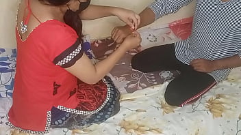 Indian step sister and step step-brother engage in sexual activities on Rakhi